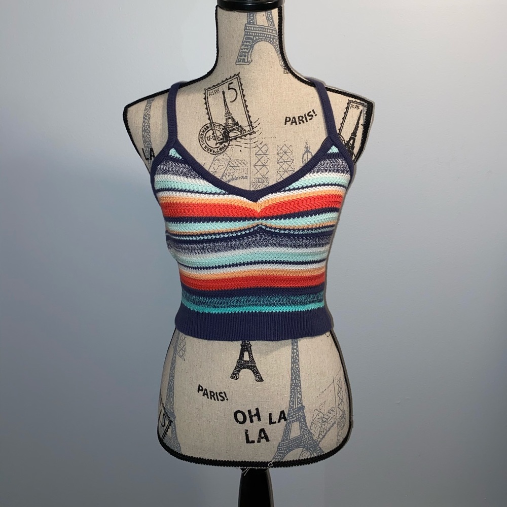 Striped Crop Top